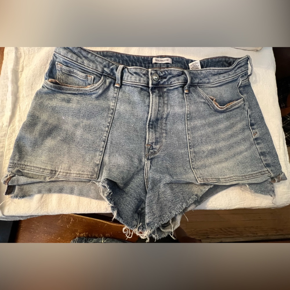Good American jean women’s shorts.